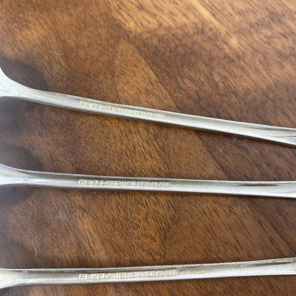 Wm Rogers Extra Plate IS 1938 REVELATION 7.5" Ice Tea Spoon Set - Picture 6 of 6